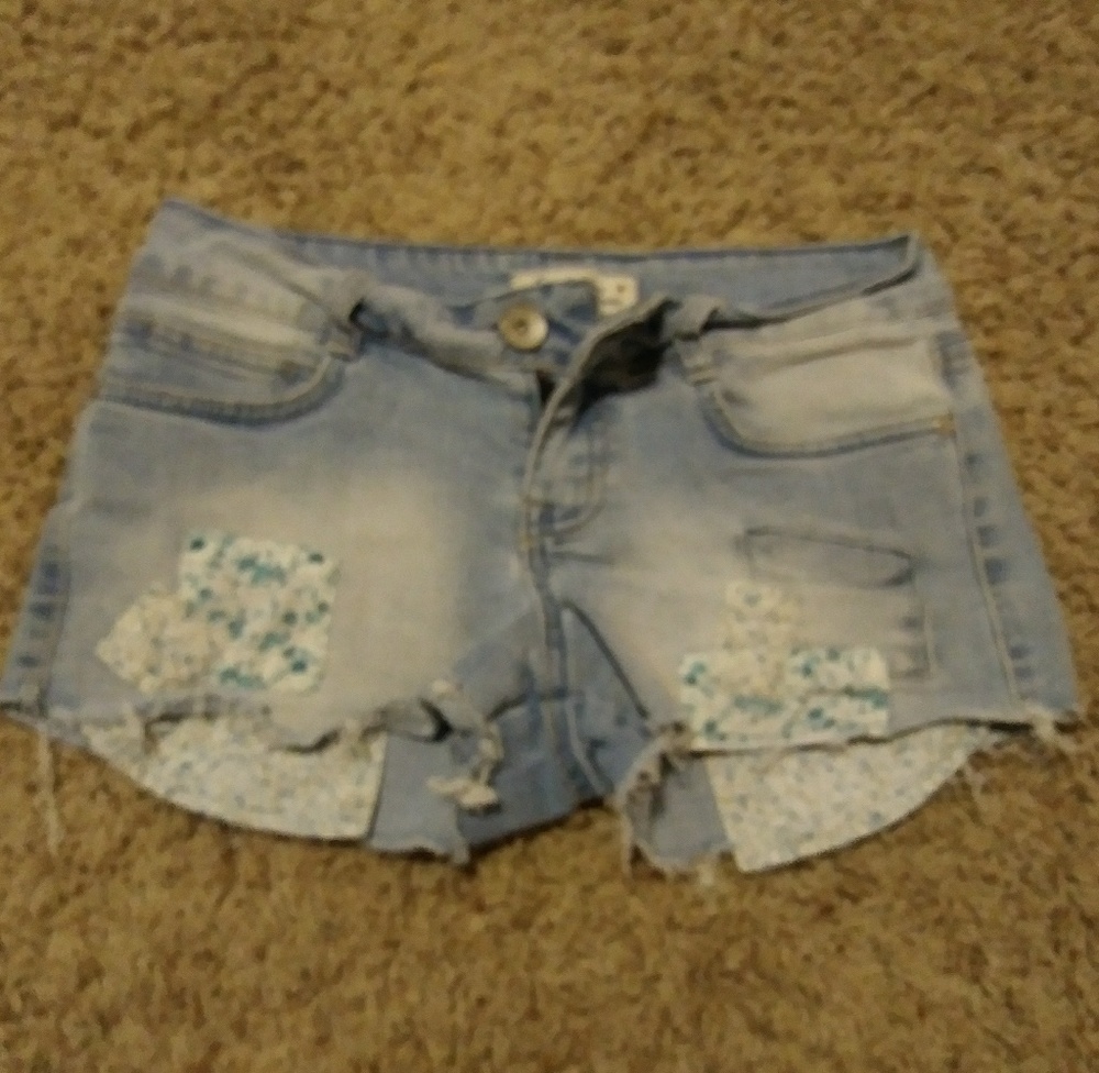 Light Denim Shorts